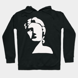 Greek Statue of Alexander the Great - Abstract Minimal Hoodie